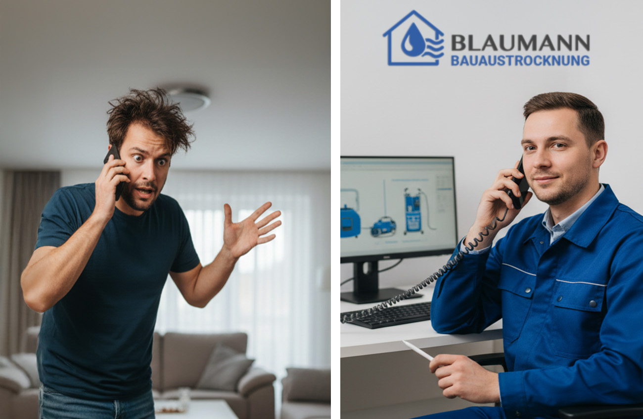 Bauaustrocknung mit strukturiertem Ablauf
